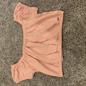 Pinkish-coraly cute cropped shirt from hollister